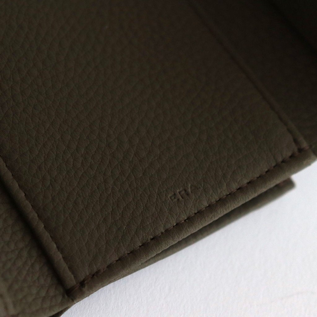 BUBBLE CALF MINI WALLET #OLIVE [L003]