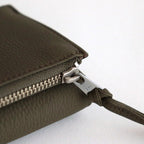 BUBBLE CALF MINI WALLET #OLIVE [L003]