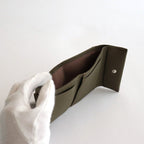 BUBBLE CALF MINI WALLET #OLIVE [L003]