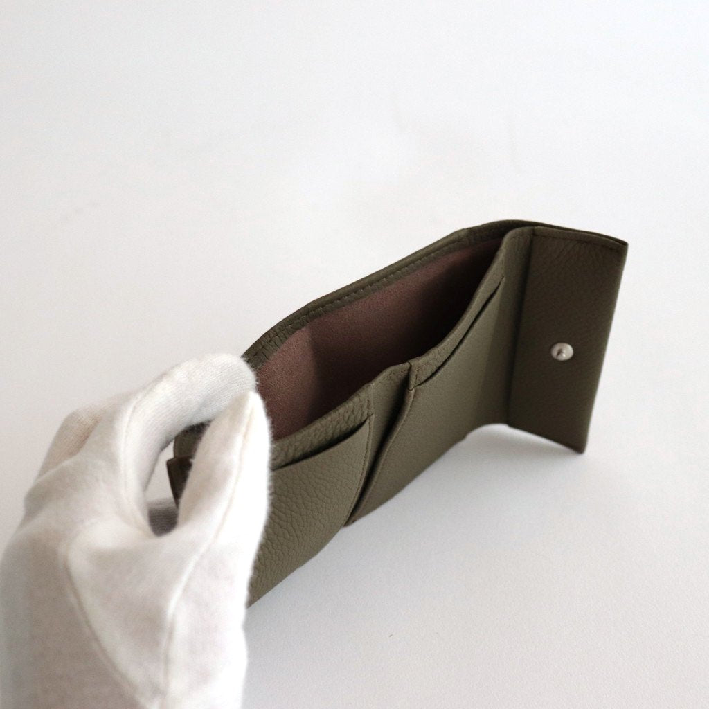 BUBBLE CALF MINI WALLET #OLIVE [L003]