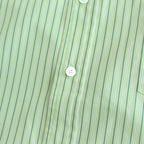 BAND COLLAR SHIRT STRIPE #GREEN [H2301-SH008]