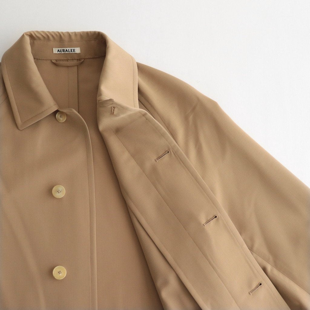 WOOL MAX CANVAS SOUTIEN COLLAR COAT #LIGHT BEIGE [A23SC01WC] _