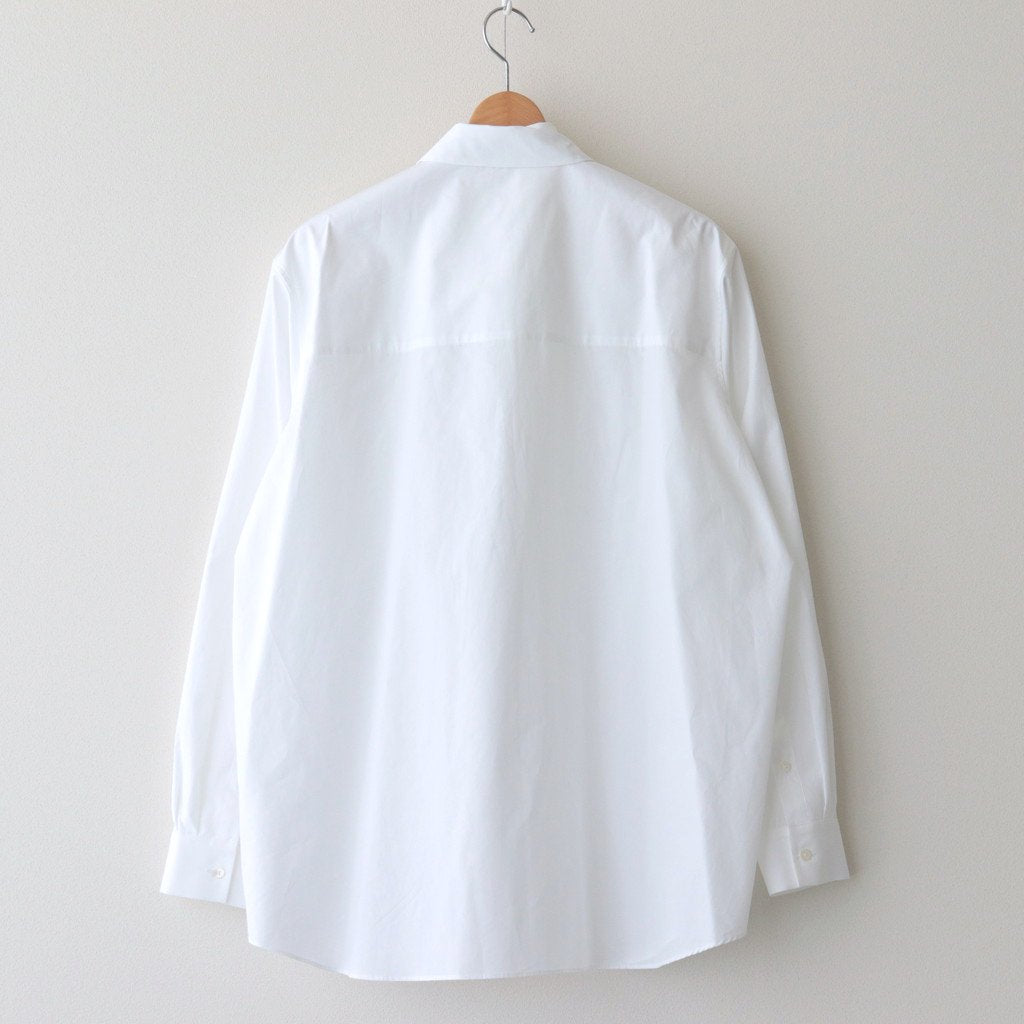 SUVIN BROAD STANDARD SHIRT #WHITE [BLAGSM0001]