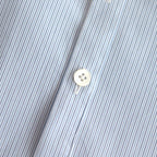 GIZA STRIPE BAND COLLOR SHIRT #BLUE STRIPE [BLAGSM1002]