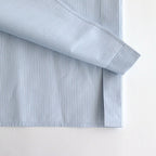 GIZA STRIPE BAND COLLOR SHIRT #BLUE STRIPE [BLAGSM1002]