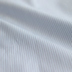 GIZA STRIPE BAND COLLOR SHIRT #BLUE STRIPE [BLAGSM1002]
