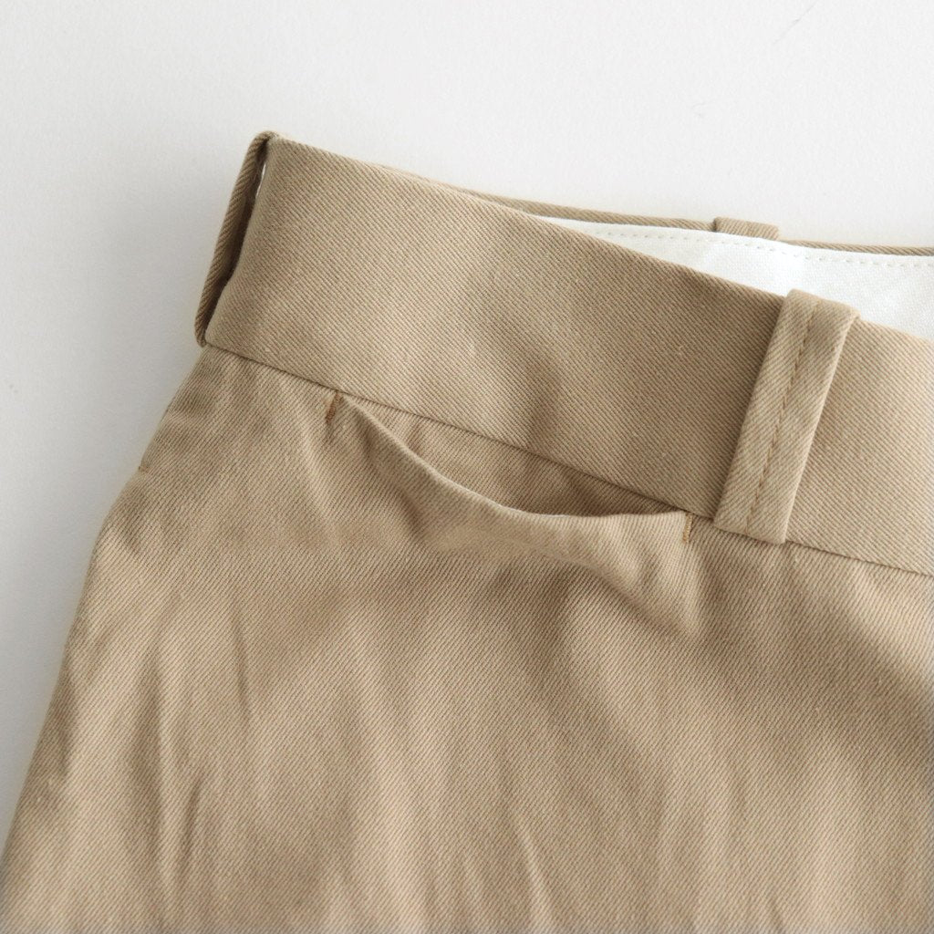 CHINO CLOTH PANTS STANDARD #KHAKI [63601]