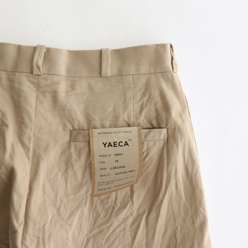 CHINO CLOTH PANTS STANDARD #KHAKI [63601]