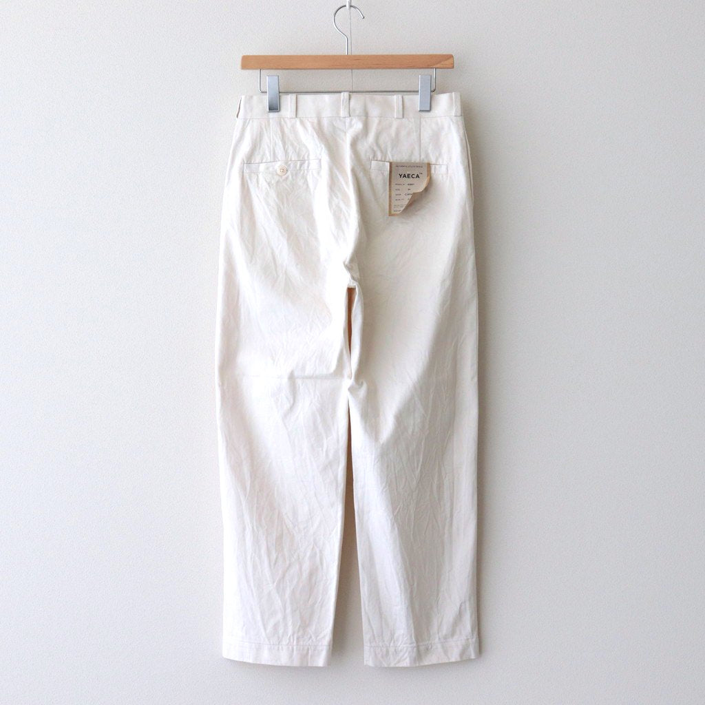 CHINO CLOTH PANTS STANDARD #LIGHT BEIGE [63601]