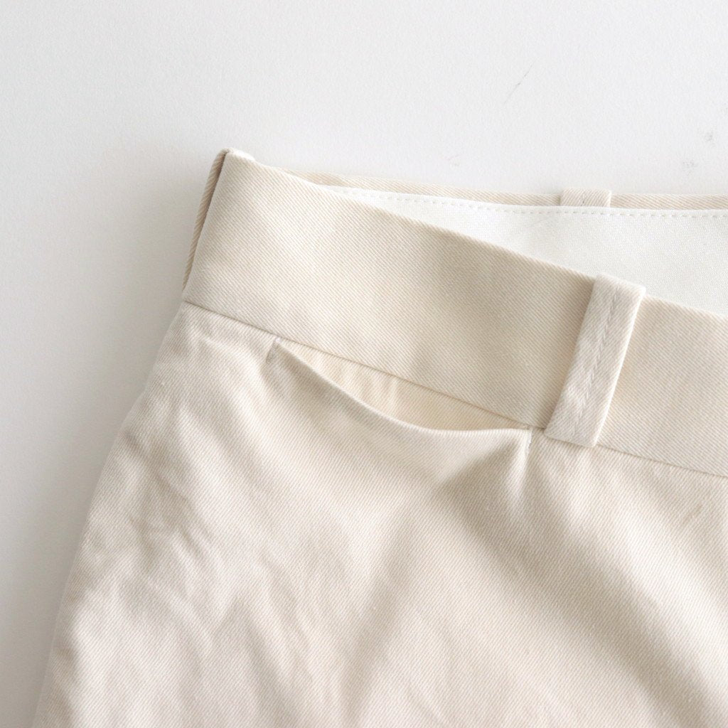 CHINO CLOTH PANTS STANDARD #LIGHT BEIGE [63601]
