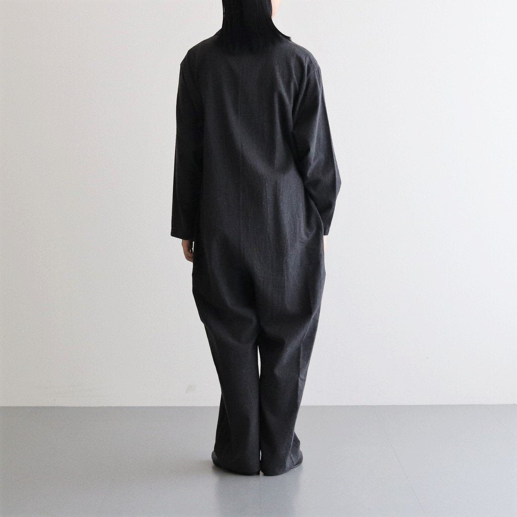 PAJAMA ALL IN ONE #CHARCOAL [02965] _ YAECA | ヤエカ – ciacura