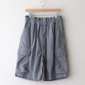 FWML6P| Nylon tussah/garment dyed M47 shorts #GREY MIST [GE_FR1010P6]