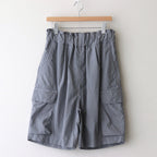 FWML6P| Nylon tussah/garment dyed M47 shorts #GREY MIST [GE_FR1010P6]