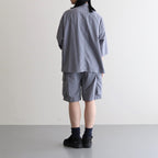 FWML6P| Nylon tussah/garment dyed M47 shorts #GREY MIST [GE_FR1010P6]