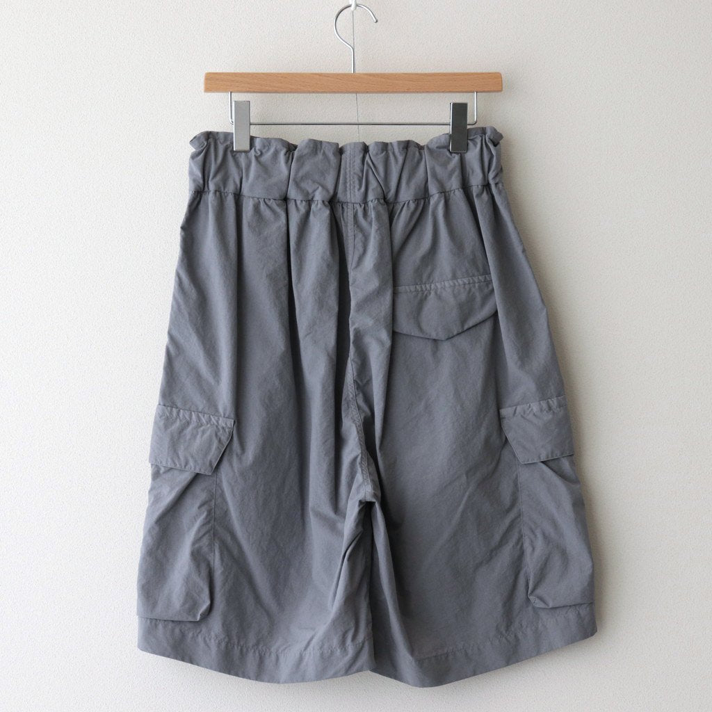 FWML6P| Nylon tussah/garment dyed M47 shorts #GREY MIST [GE_FR1010P6]