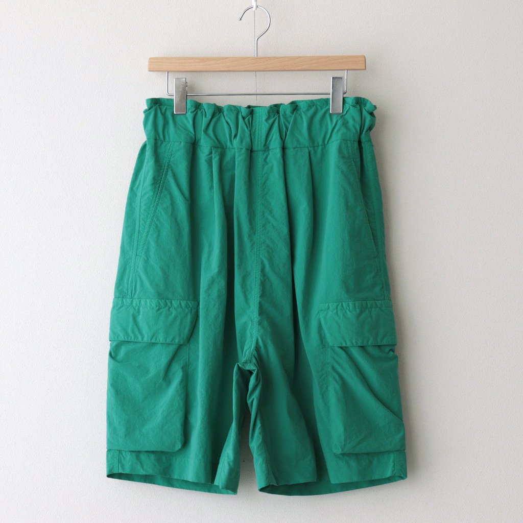 FWML6P| Nylon tussah/garment dyed M47 shorts #EMERALD [GE_FR1010P6]