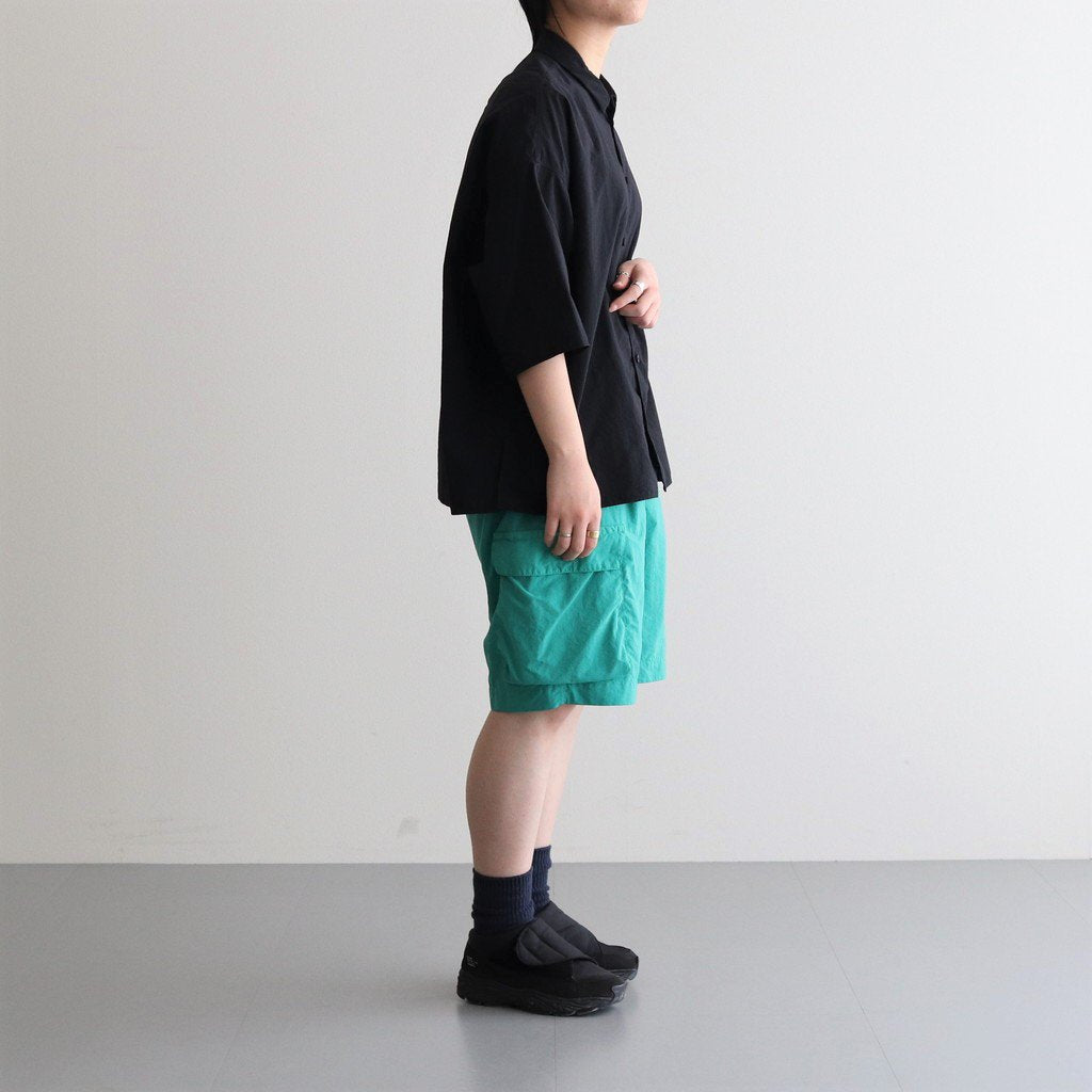 FWML6P| Nylon tussah/garment dyed M47 shorts #EMERALD [GE_FR1010P6]