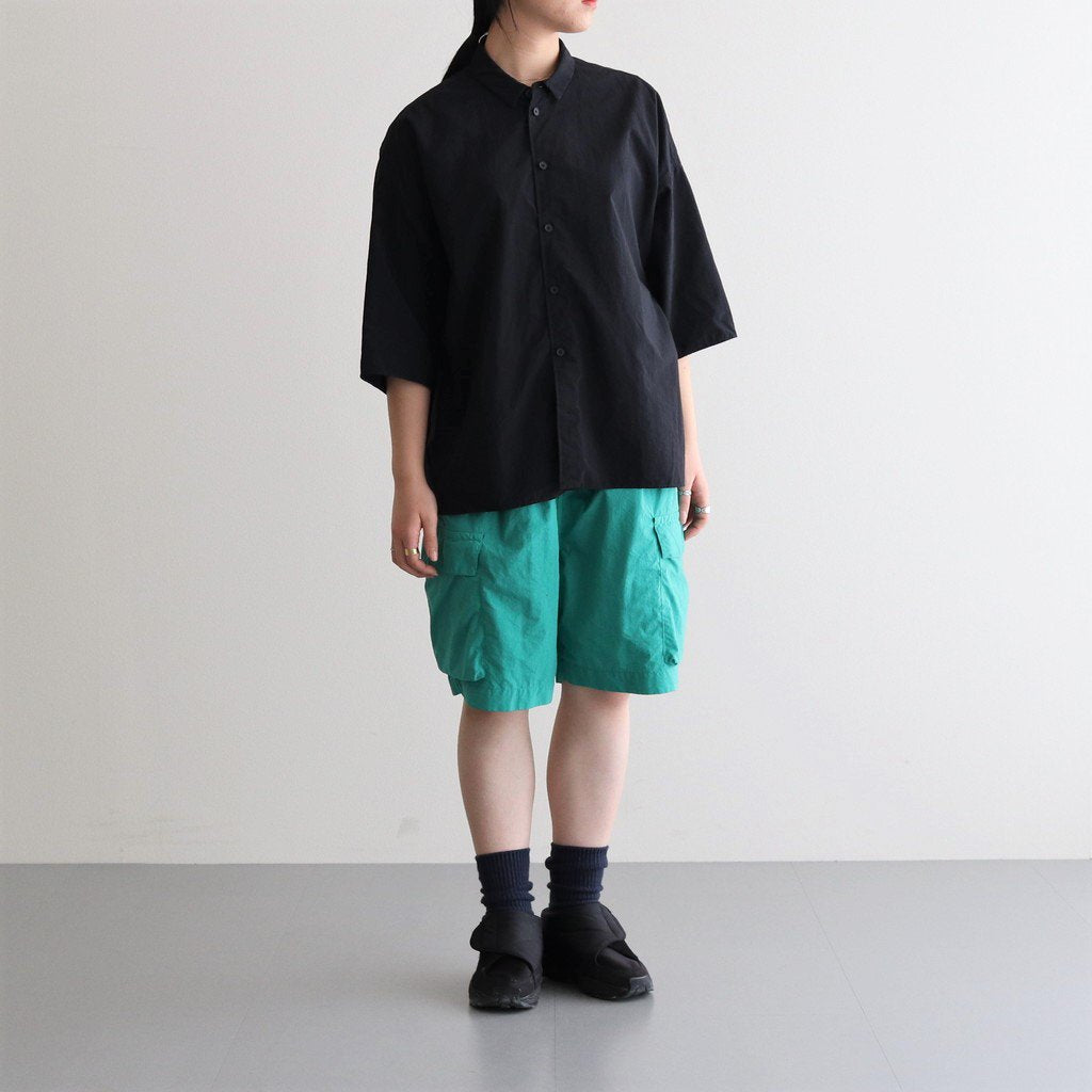 FWML6P| Nylon tussah/garment dyed M47 shorts #EMERALD [GE_FR1010P6]