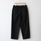 WIDE EASY TWO TUCK TROUSERS #BLACK [ST.502]