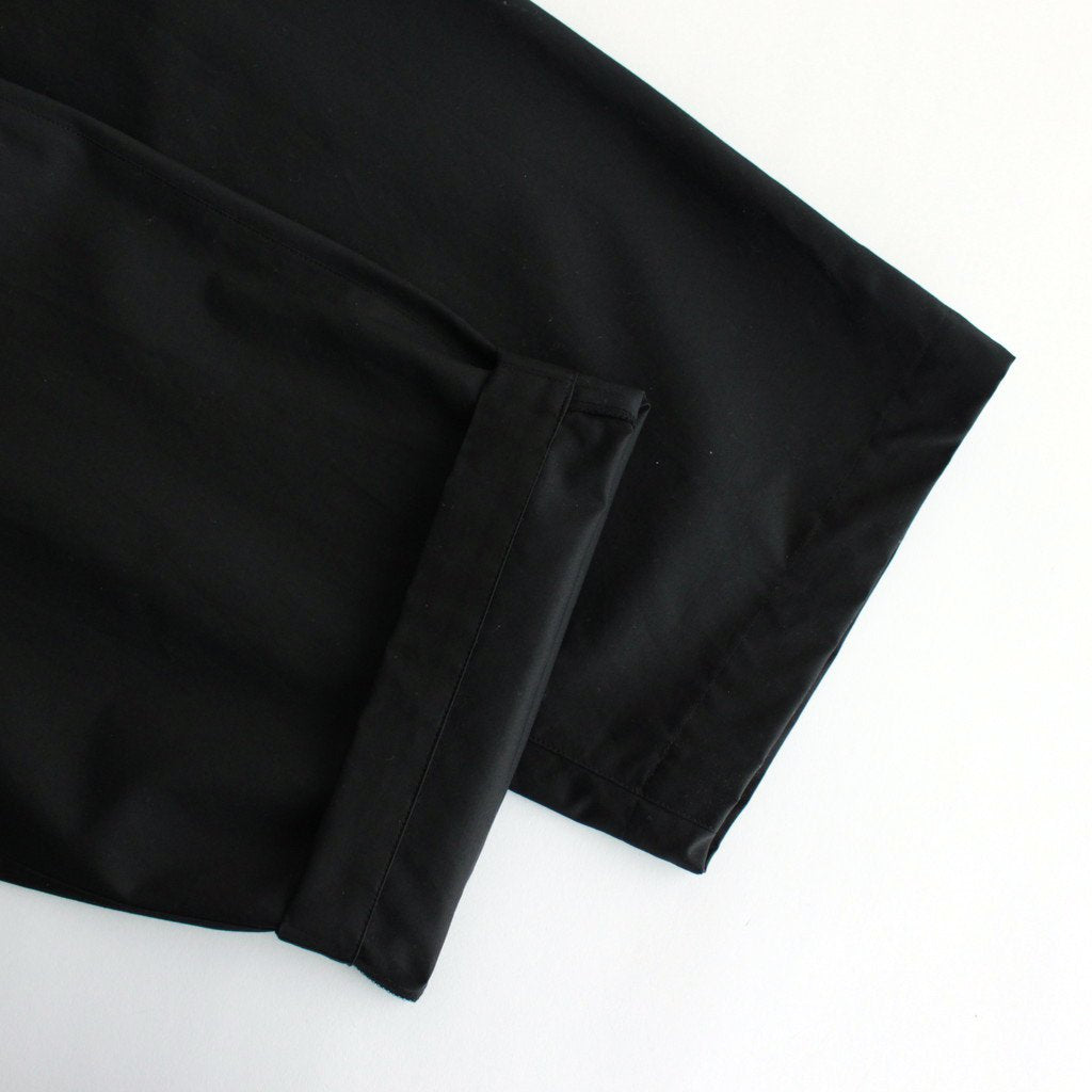 WIDE EASY TWO TUCK TROUSERS #BLACK [ST.502]
