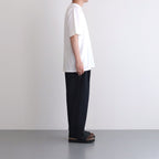 WIDE EASY TWO TUCK TROUSERS #DARK NAVY [ST.502]