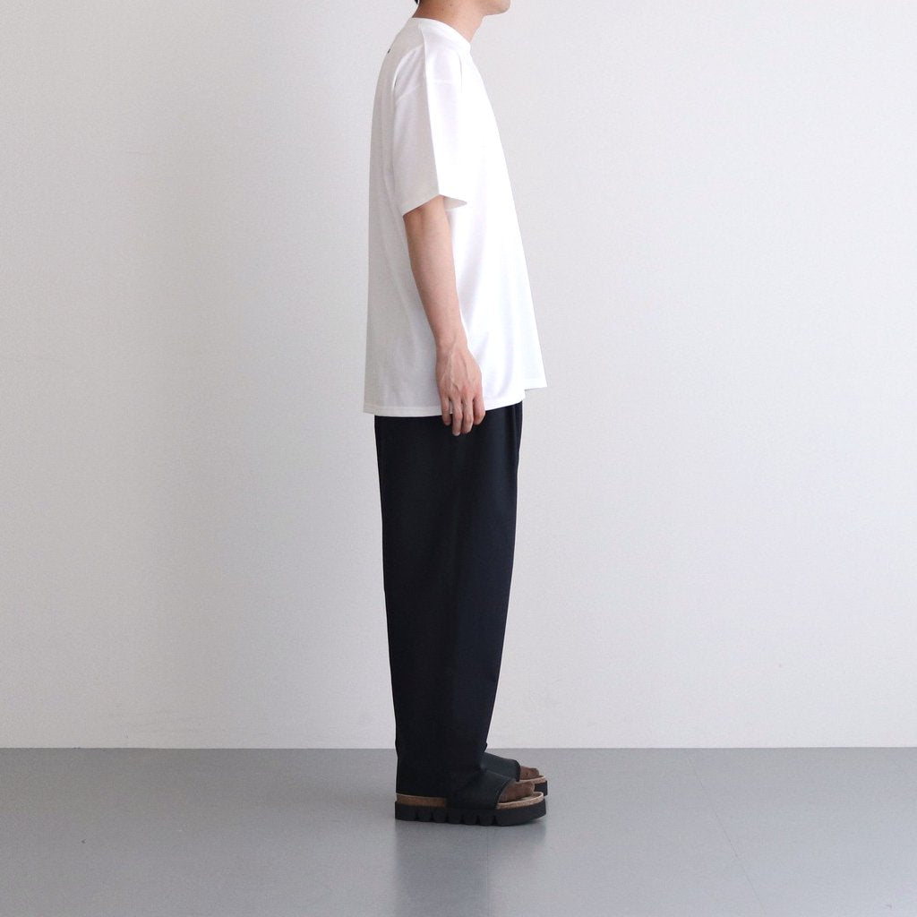 WIDE EASY TWO TUCK TROUSERS #DARK NAVY [ST.502]