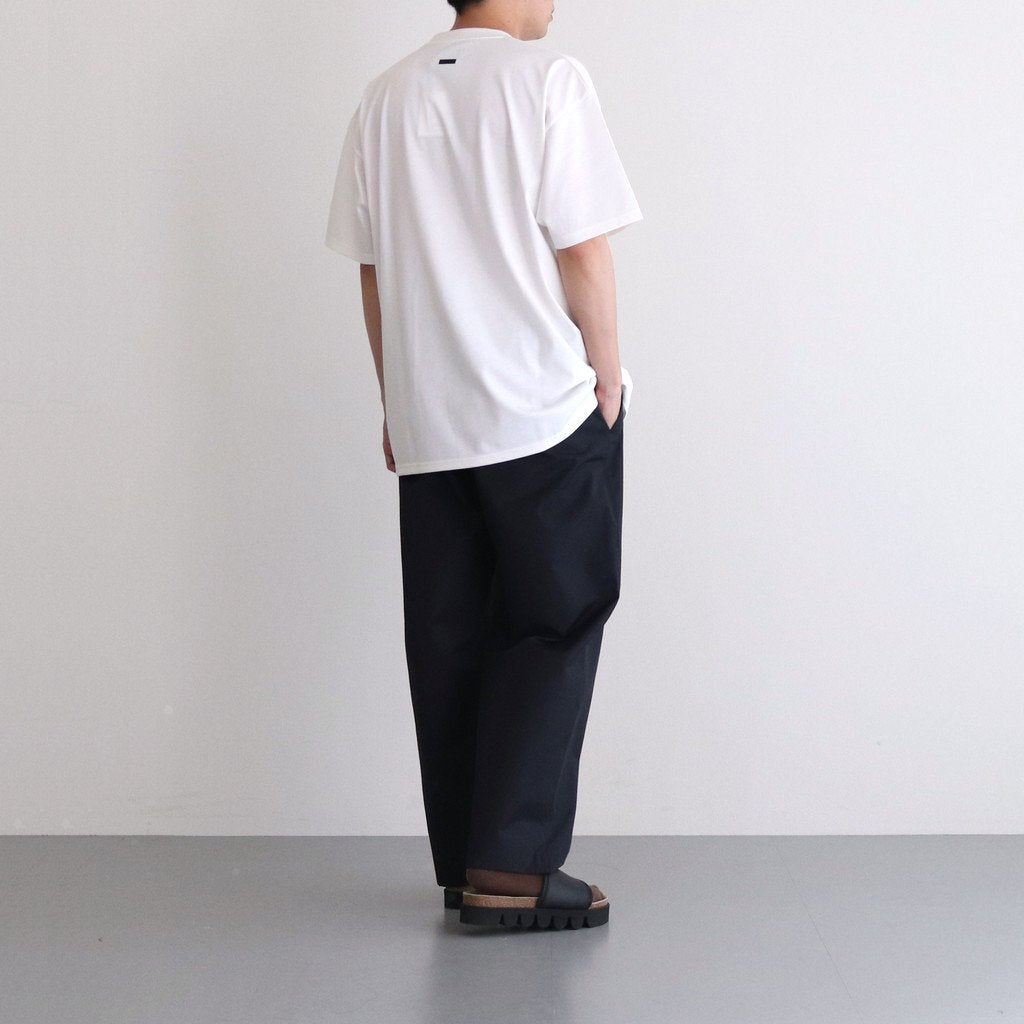 WIDE EASY TWO TUCK TROUSERS #DARK NAVY [ST.502] _ stein