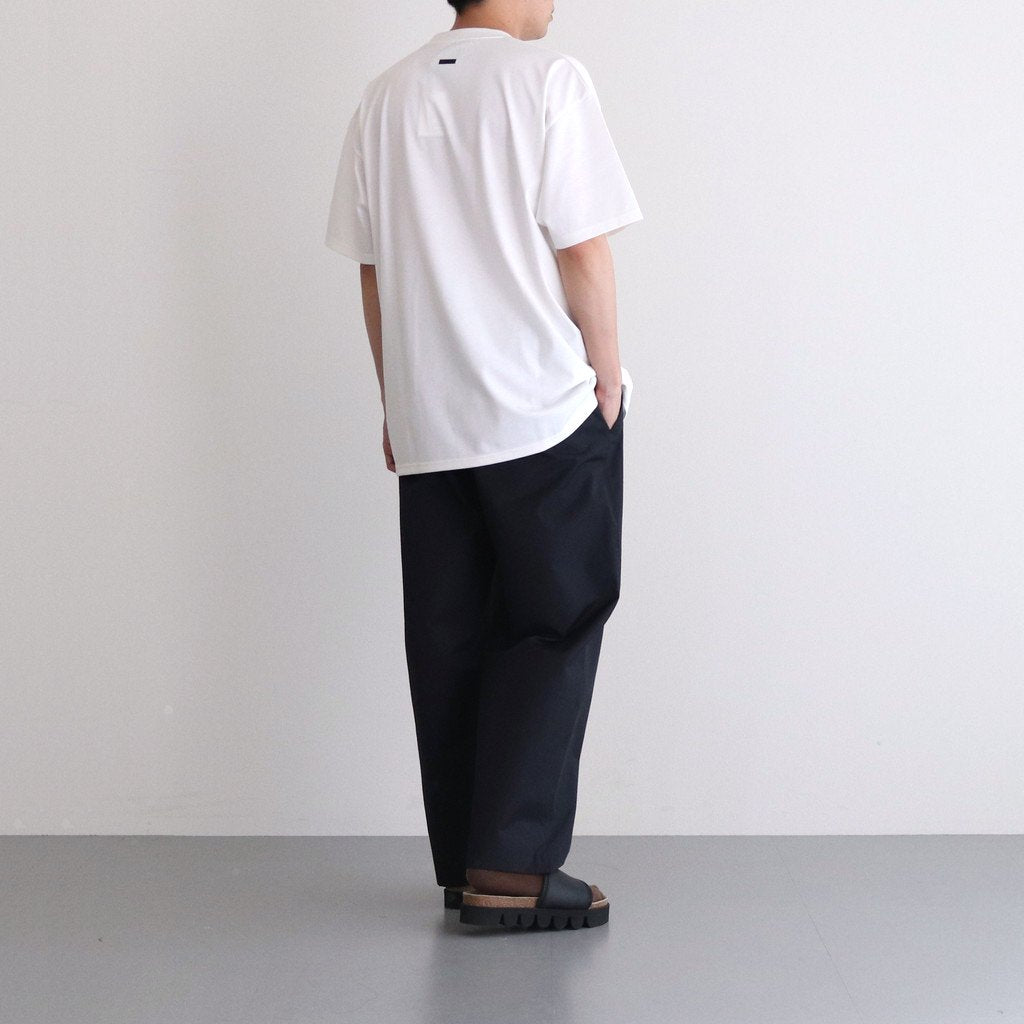 WIDE EASY TWO TUCK TROUSERS #DARK NAVY [ST.502]