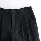 WIDE EASY TWO TUCK TROUSERS #DARK NAVY [ST.502]