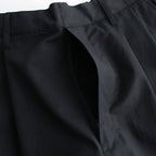 WIDE EASY TWO TUCK TROUSERS #DARK NAVY [ST.502]