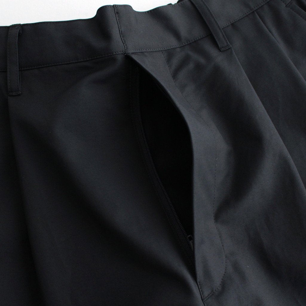 WIDE EASY TWO TUCK TROUSERS #DARK NAVY [ST.502]