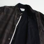 OVERSIZED LAYERED SHIRT #KHAKI CHECK [ST.547-2]