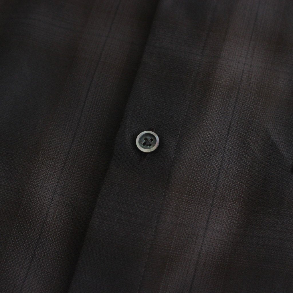 OVERSIZED LAYERED SHIRT #KHAKI CHECK [ST.547-2]