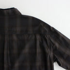 OVERSIZED LAYERED SHIRT #KHAKI CHECK [ST.547-2]