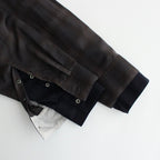 OVERSIZED LAYERED SHIRT #KHAKI CHECK [ST.547-2]