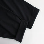 NMTPPT｜マットポリエステル・タイプライター  1タックテーパードイージーパンツ #BLACK [GE_NC0108PF]