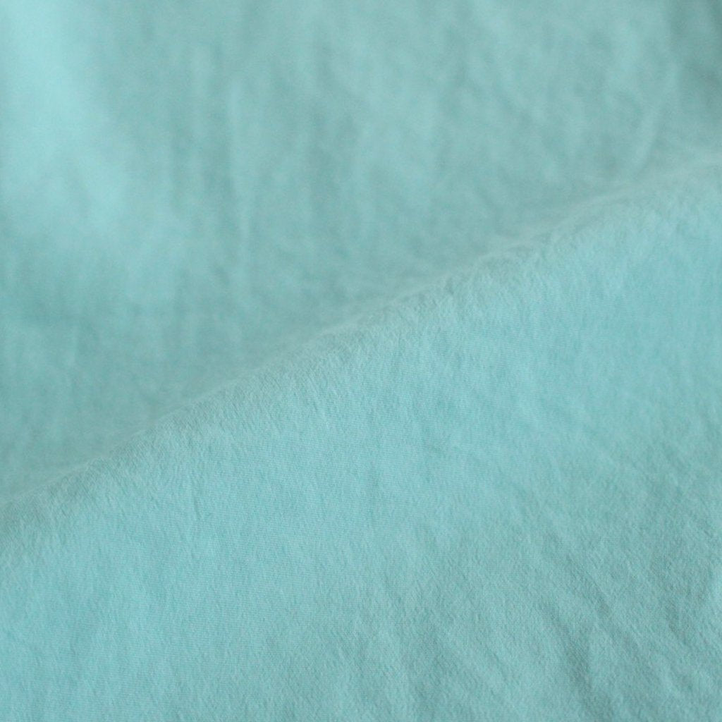 NREOPO | マットポリエステル・タイプライター 襟付きプルオーバー #MINT [GE_NC0107PO]