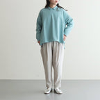 NREOPO | マットポリエステル・タイプライター 襟付きプルオーバー #MINT [GE_NC0107PO]