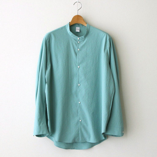 NMCSH | Matte polyester typewriter Mao color semi-wide shirt #MINT [GE_NC0103SF]