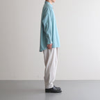 NOVSH | マットポリエステル・タイプライター スモールカラーワイドシャツ #MINT [GE_NC0104SF]