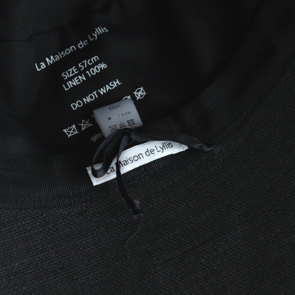 LINEN POTHAT #BLACK [NO. 2231001]