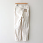 CHINO CLOTH PANTS CREASED SLIM #LIGHT BEIGE [13602]