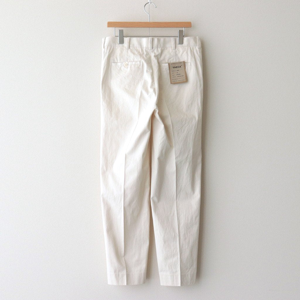 CHINO CLOTH PANTS CREASED SLIM #LIGHT BEIGE [13602]