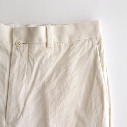 CHINO CLOTH PANTS CREASED SLIM #LIGHT BEIGE [13602]