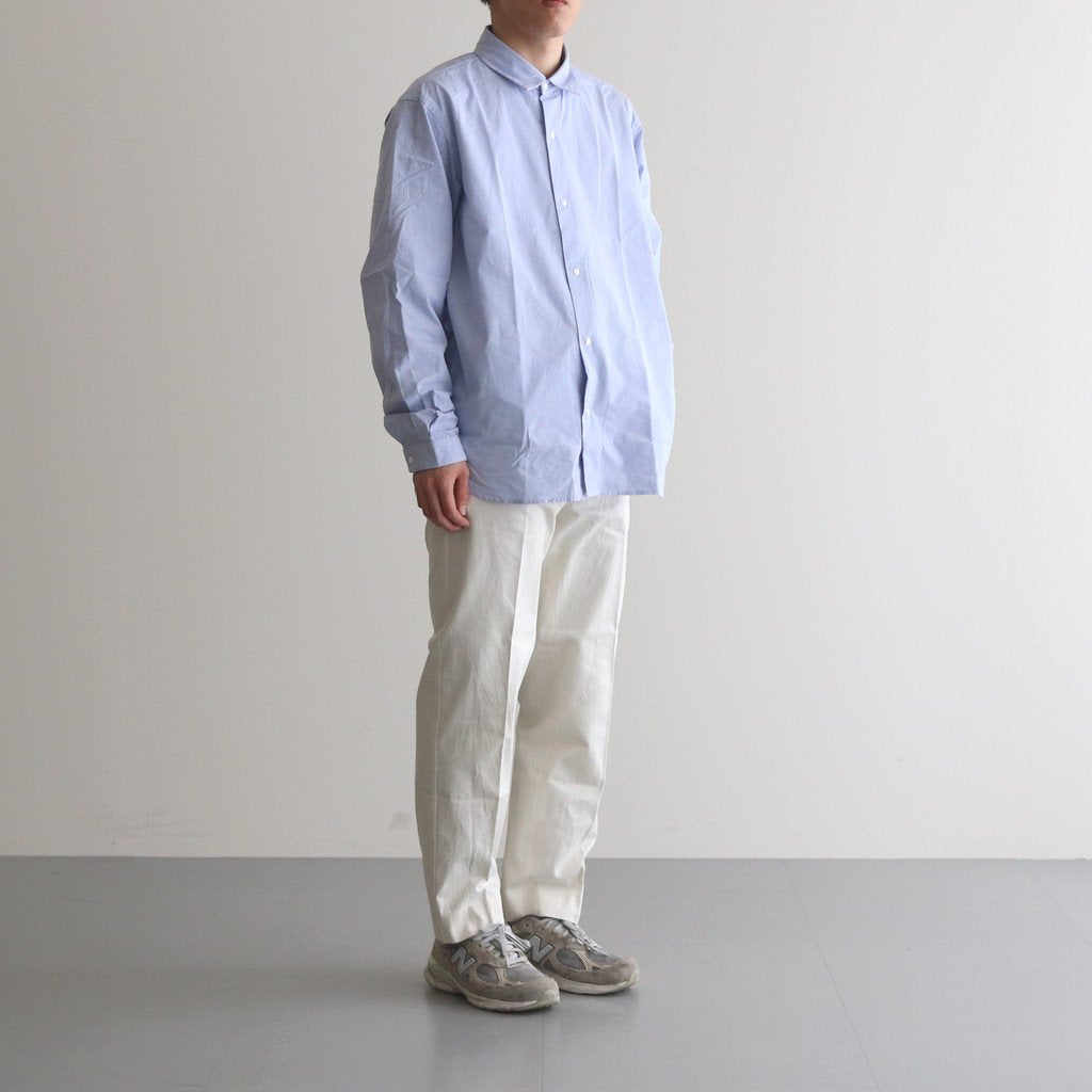 CHINO CLOTH PANTS CREASED SLIM #LIGHT BEIGE [13602]