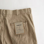 CHINO CLOTH PANTS CREASED SLIM #KHAKI [13602]
