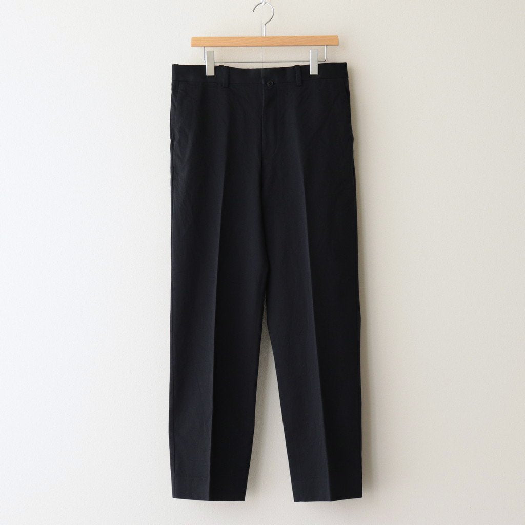 CHINO CLOTH PANTS CREASED SLIM #KHAKI [13602] _ YAECA | ヤエカ 