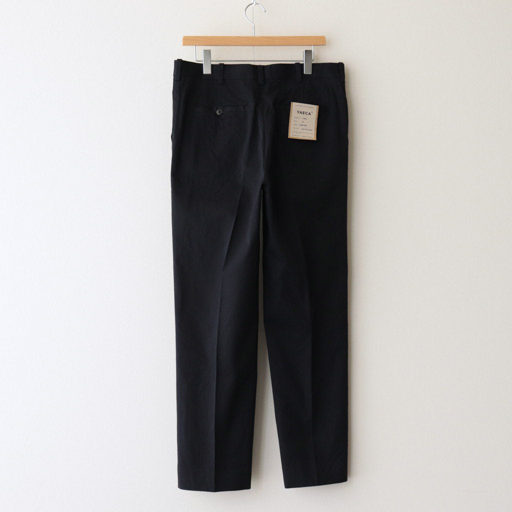 CHINO CLOTH PANTS CREASED SLIM #NAVY [13602]