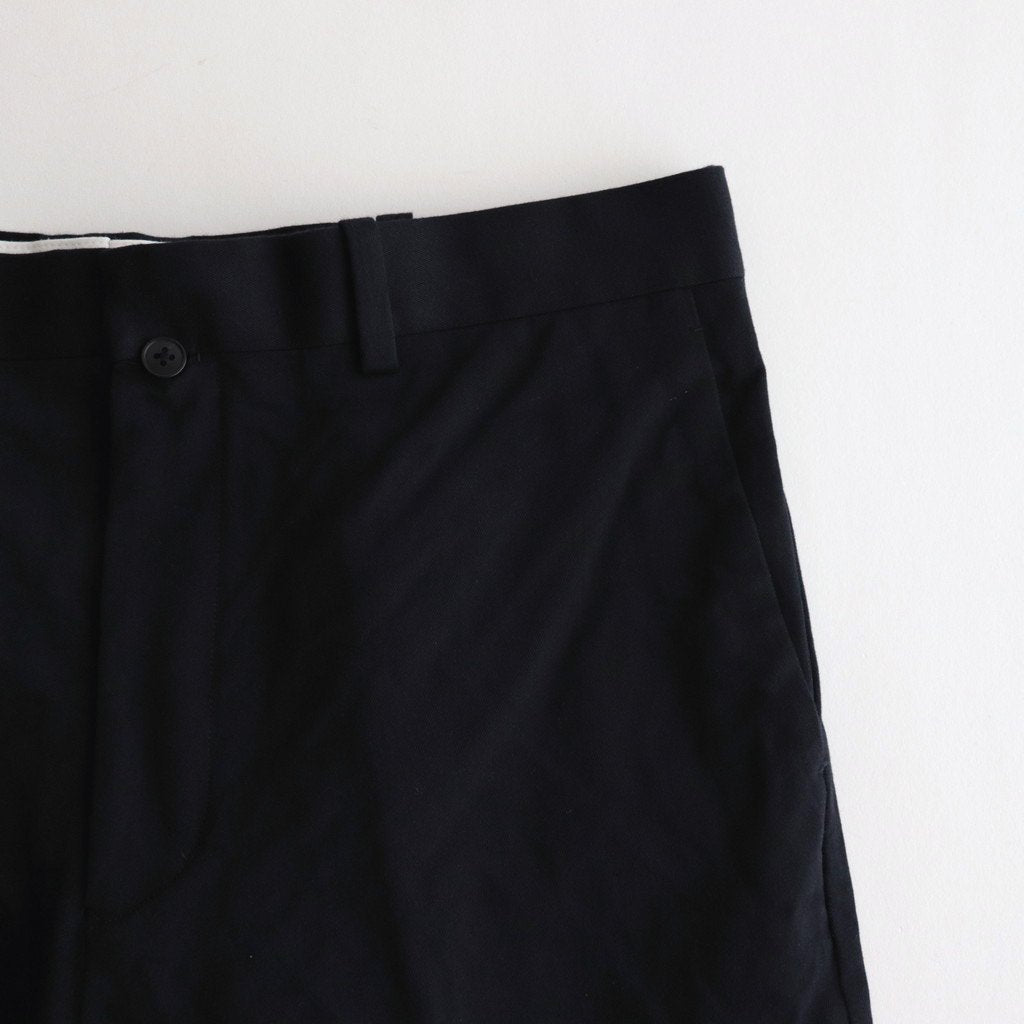 CHINO CLOTH PANTS CREASED SLIM #NAVY [13602]
