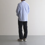 CHINO CLOTH PANTS CREASED SLIM #NAVY [13602]